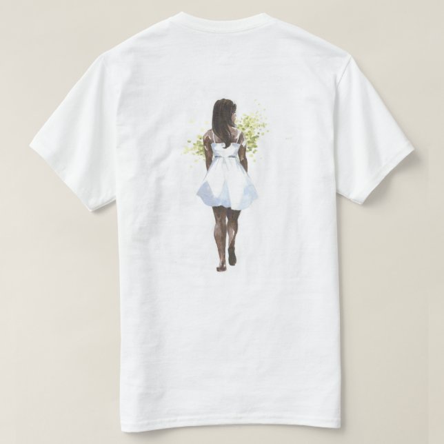 Känsla önskade manar T-tröja T Shirt (Design baksida)