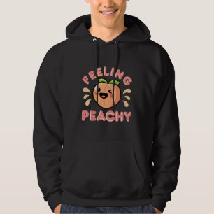 Känsla Peachy Peach Peacher Summer Fruit Hoodie