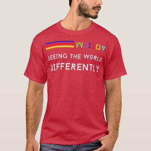 Känsla till autism Att se världen annorlunda T Shirt