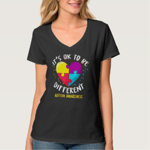 Känsla till autism Det är okej att vara annorlunda T Shirt
