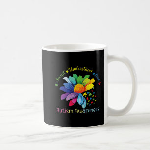 Känsla till autism Solrosacceptans i Kärlek Kaffemugg