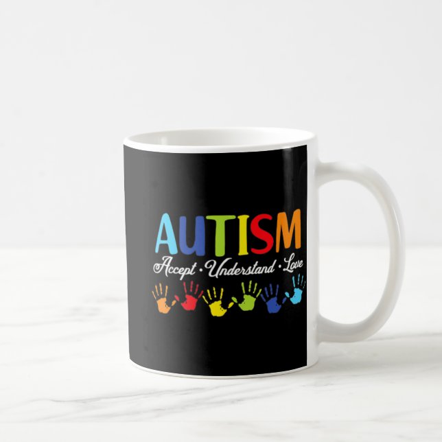 Känsla till Kärlek Autism Mo Kaffemugg (Höger)