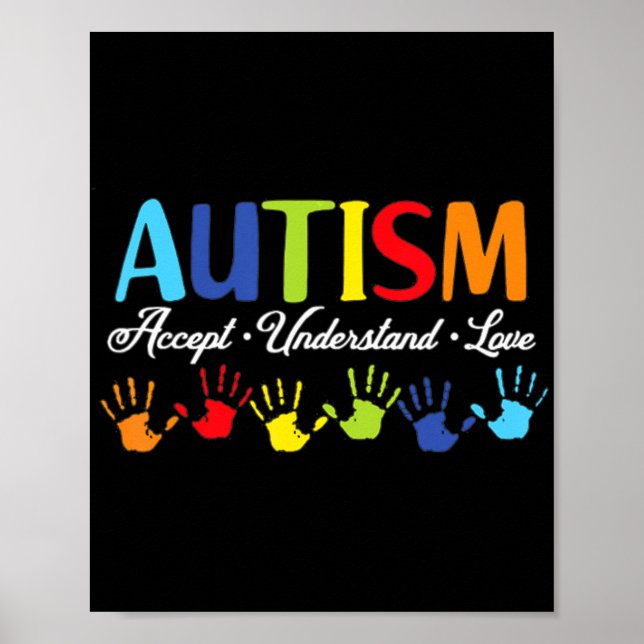 Känsla till Kärlek Autism Mo Poster (Framsidan)