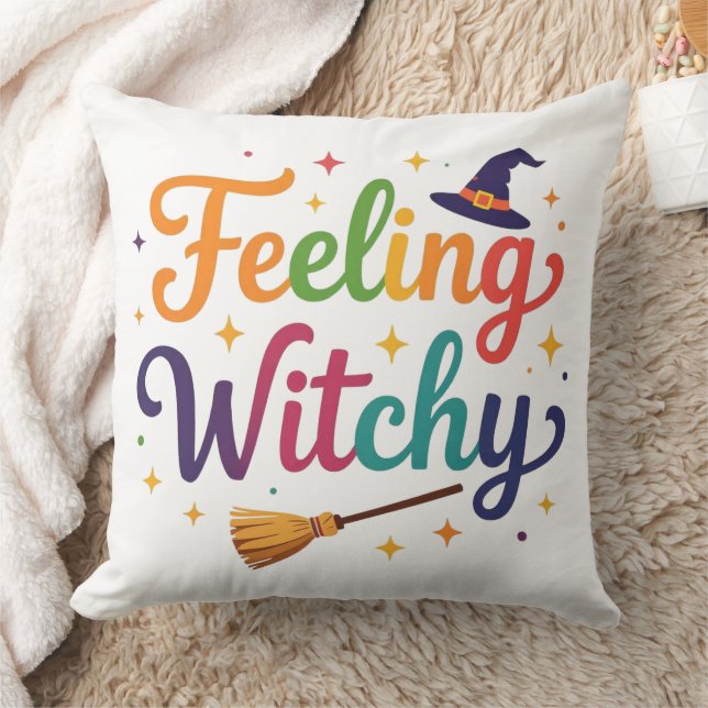 Känsla Witchy Kudde (Filt)