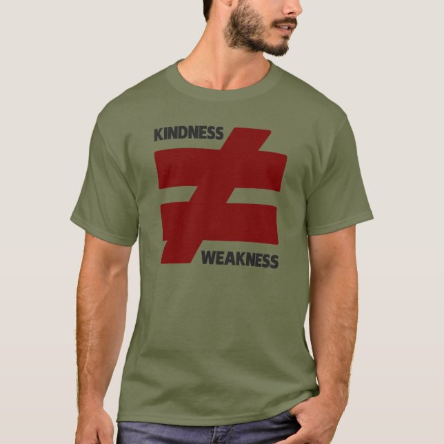 Känslan är inte lika svag som den är t shirt (Framsida)