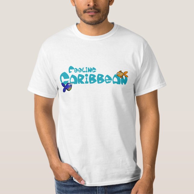 Känslan av Karibien T-shirt (Framsida)