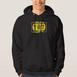 Känslan av Slotty Casino Spelautomat Spelare Hasar Hoodie