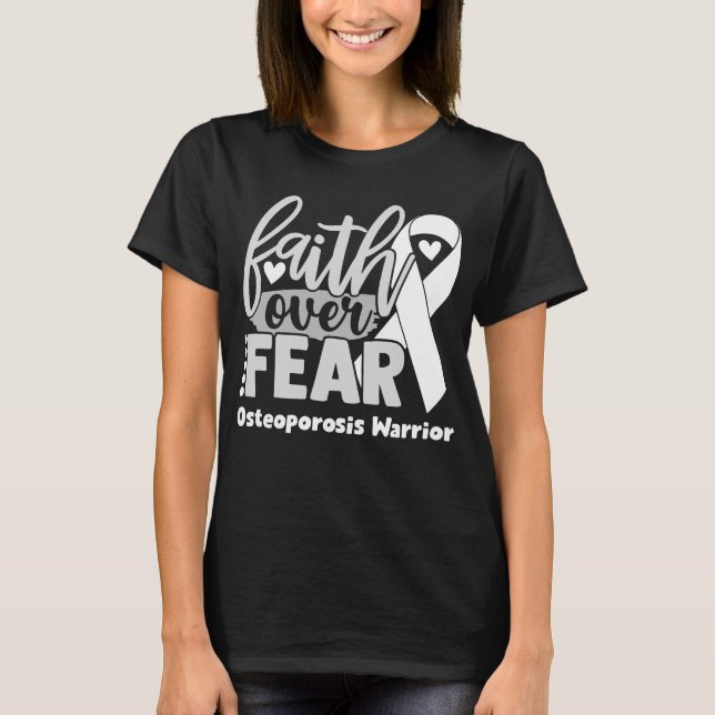 Känslan inför rädslan för osteoporos t shirt (Framsida)