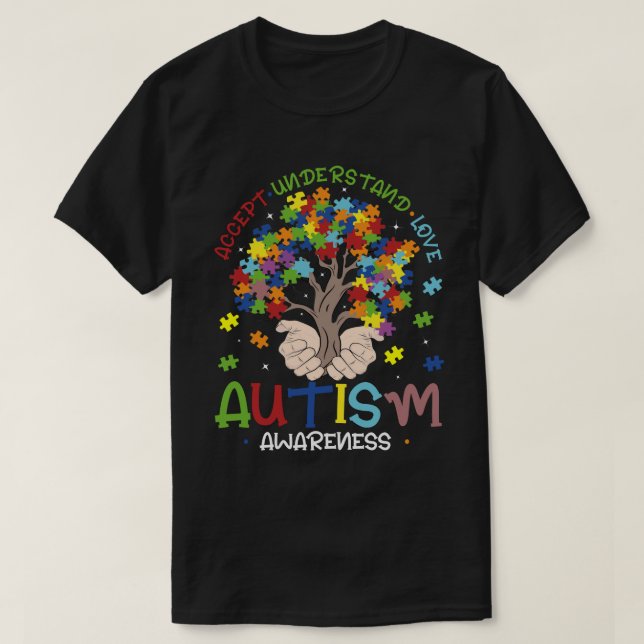 Känslan om utvecklingsbistånd från RD Autism Shirt T Shirt (Design framsida)