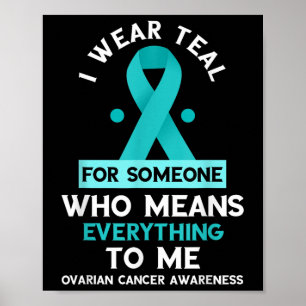 Känslan till äggstockscancer någon som Elak överal Poster