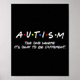 Känslan till autism - där det är okej att bli D Poster