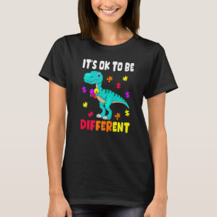 Känslan till autism Det är okej att vara annorlund T Shirt