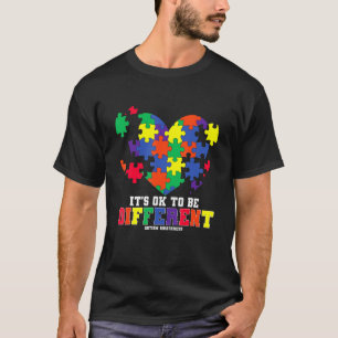 Känslan till autism Det är okej att vara annorlund T Shirt
