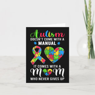 Känslan till autism i Mamma Kort