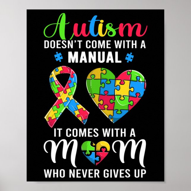 Känslan till autism i Mamma Poster (Framsidan)
