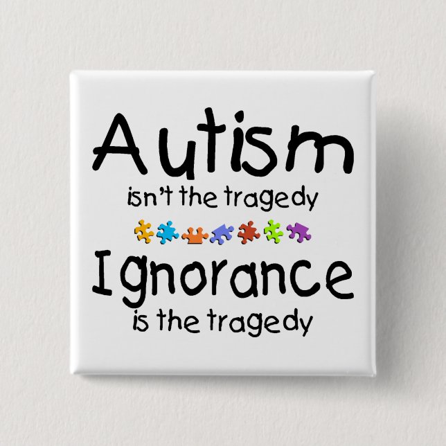 Känslan till autism i tragedin knapp (Framsida)