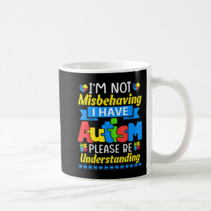 Känslan till autism Jag missbrukar inte att jag ha Kaffemugg