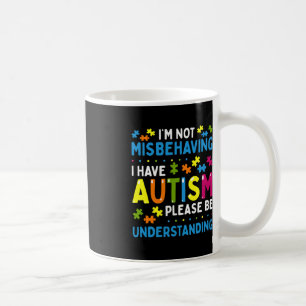 Känslan till autism Jag missbrukar inte att jag ha Kaffemugg