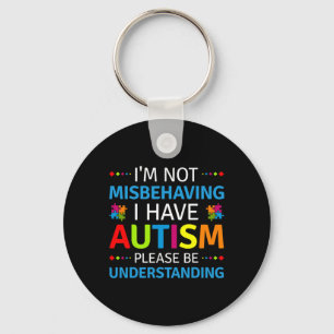 Känslan till autism Jag missbrukar inte att jag ha Nyckelring
