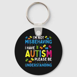 Känslan till autism Jag missbrukar inte att jag ha Nyckelring
