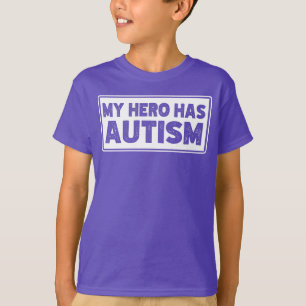 Känslan till autism, min Hero har autism, autismci T Shirt