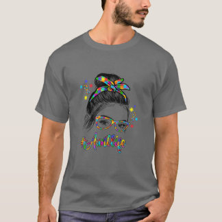 Känslan till autism Moster Life för kvinnor T Shirt