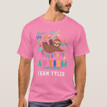 Känslan till autism Sakta in dig för din unika för T Shirt<br><div class="desc">Låt inte din Uniqueness Autism Awareness-design som har en lutning på en träd gren och inte släpper taget. Utformning av ljus,  ljus och roligt för kampanj för att öka medvetenheten,  händelser och tillägg till din hemdekoder Lägg till ditt team namn genom att klicka på knappen "Anpassa" ovan</div>