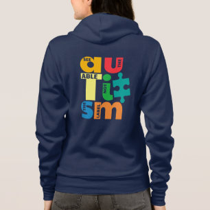 Känslan till autism ser förmågan, inte etiketten t shirt