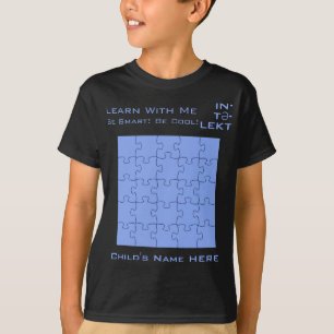 Känslan till inspiration är smart, Coolan blå T Shirt