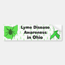 Känslan till Lyme-sjukdom i Ohio Bumper Sticker
