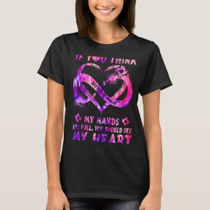 Känslan till Mamma om du Tänka min Händer är full T Shirt