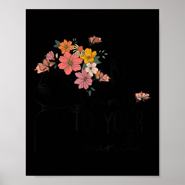 Känslan till psykisk hälsa är en självklarhet för  poster (Framsidan)