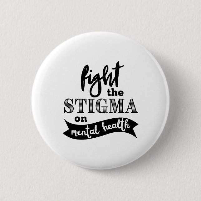 Känslan till psykisk hälsa i Stigma - mentala prob Knapp (Framsida)