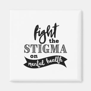 Känslan till psykisk hälsa i Stigma - mentala prob Magnet