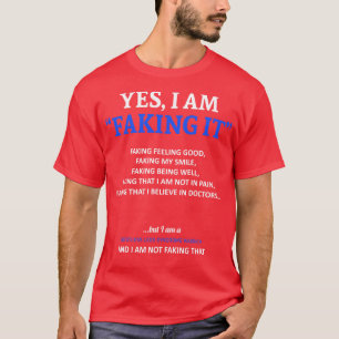 Känslan till restless Ben syndrom är jag insatt i T Shirt
