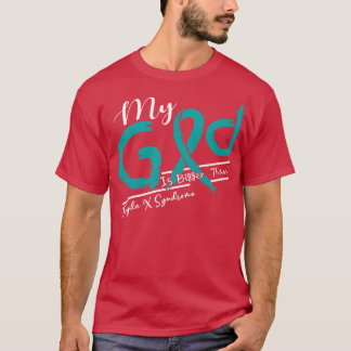 Känslan till rött syndrom Min Gud är starkare i T Shirt