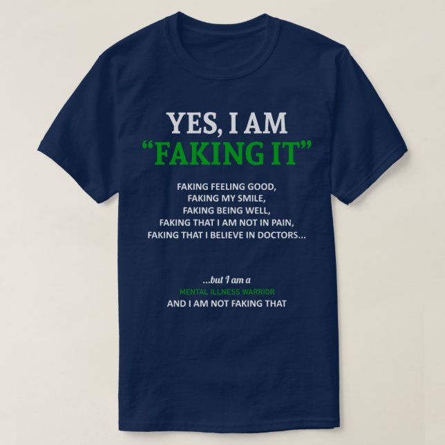 Känslan till Sjukdom i detta Fa T Shirt (Design framsida)