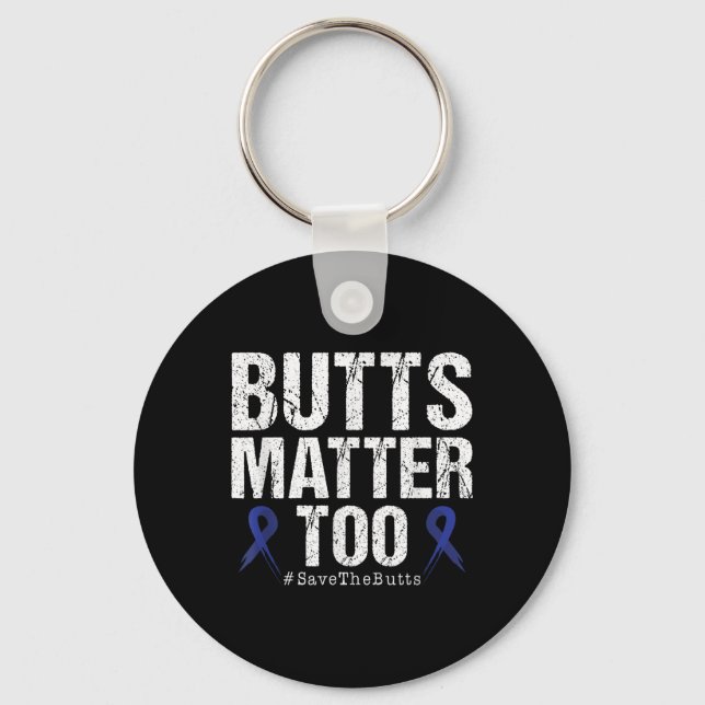 Känslan vid Butts Colon Cancer för Spara Nyckelring (Framsida)
