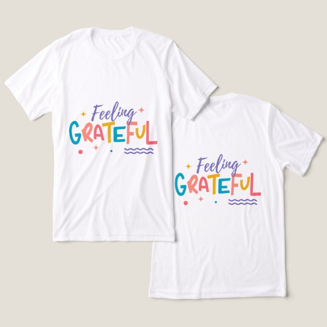 #KänslanAvTackT-Shirt T Shirt (Design fram och bak)