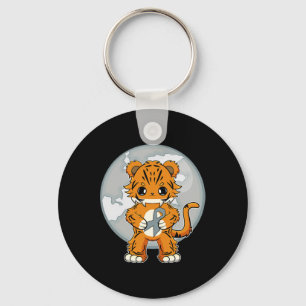Känslhet hos Tiger Anime Cat Dyslexia Nyckelring