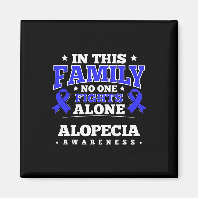Känslhet vid luftförlust Ribbon Alopecia Areata Su Magnet (Framsidan)