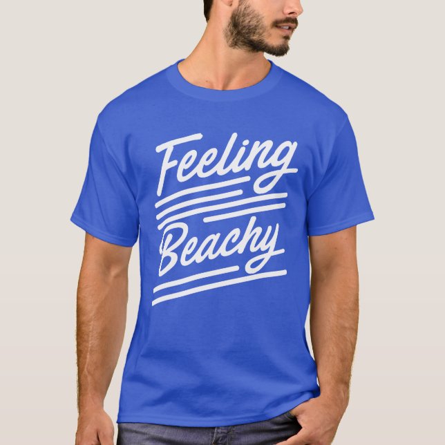 Känslig beachy sommar t shirt (Framsida)