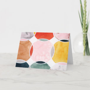 Känslig - Cirkel Mönster Kort