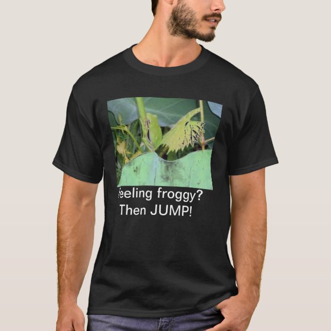 Känslig Froggy? Tee Shirt (Framsida)