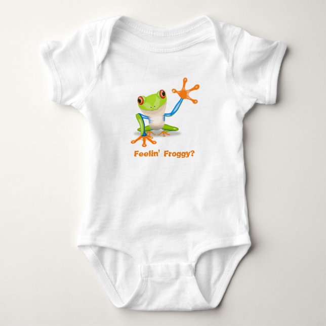 Känslig Froggy? - Trädgroda T-shirt (Framsida)