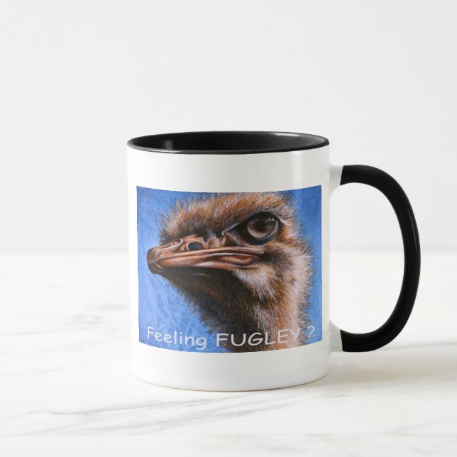 Känslig Fugley för Ostrich mugg (Höger)