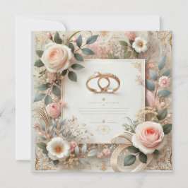 känslig guld-accent julkort