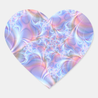 Känslig joy Artistic Heart Sticker Hjärtformat Klistermärke