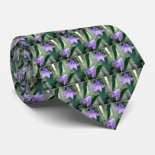 känslig Lila blommor Slips