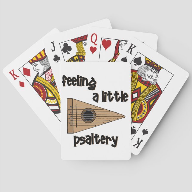 Känslig psalterium casinokort (Baksidan)